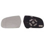 Vetro specchio retrovisore sinistro per AUDI A3 II ph.2 SPORTBACK 2010-2012, sbrinato, asferico