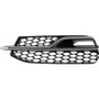 Griglia anteriore sinistra per AUDI A3 III ph.1 2012-2016, nera, foro luce AB, Mod. LINEA S, Nuovo
