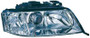 Faro ottico anteriore destro per AUDI A6 II ph. 1 1999-2001, H7+H1, dimmer, indicatore incolore