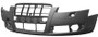 Paraurti anteriore per AUDI A6 III ph. 1 2004-2008, fori lavafari, Nuovo da verniciare