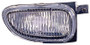 Fendinebbia destro per TOYOTA COROLLA 1997-2000, H3, vetro rigato, nuovo