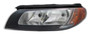 Faro anteriore sinistro per VOLVO V70 III fase 1, 2007-2012, sfondo nero, H7+H9, Nuovo