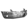 Paraurti anteriore per NISSAN QASHQAI I ph.1, 2007-2010, fori luci AB e lavafari, da verniciare