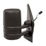 Specchietto retrovisore elettrico destro per RENAULT MASTER II fase 1, 1997-2003, (braccio corto), nero, riscaldabile, convesso/cromato, Nuovo