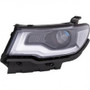 Faro anteriore sinistro per JEEP COMPASS 2017-2021,HB3, con luce diurna a led, con motore, Nuovo