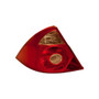 Fanale posteriore sinistro per FORD MONDEO II fase 2 dal 10/2003 al 05/2007, senza portalampada, rosso/bianco, modello 4 porte 03 > 05, Nuovo