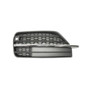 Griglia anteriore sinistra per VOLVO XC90 dal 01/2015 in poi, nera, con finiture cromate, con foro radar + staffa, Nuova