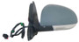 Specchietto retrovisore sinistro elettrico per VOLKSWAGEN GOLF VARIANT 2009-2013, termico, con fanale, base dritta, Nuovo da verniciare