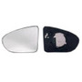 Vetro specchio retrovisore sinistro per NISSAN QASHQAI I ph.2, 2010-2014, sbrinato, clip-on, Nuovo