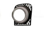 Griglia paraurti sinistra per LAND ROVER RANGE ROVER 2010-2012 L322, nera, goffrata, con alloggiamento fendinebbia, cornice argento, Mod. HSE/SUPERCHARGED, Nuova