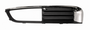 Griglia paraurti sinistra per OPEL INSIGNIA I fase 1, 2009-2013, nera, con supporto fendinebbia, con finiture cromate, nuova