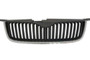 Griglia del radiatore per SKODA SUPERB II fase 1, nera, cornice cromata, 2008-2012, nuova