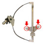 Alzacristallo elettrico anteriore destro per JEEP CHEROKEE 2001-2005, con motore, modello 5 porte, nuovo