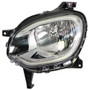 Faro sinistro per RENAULT TWINGO III fase 2 dal 2019 in poi, H4-PY21W, con luce diurna a LED, precablato per regolazione elettrica, nuovo