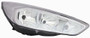 Faro anteriore destro per FORD FOCUS III fase 2 2014-2018, H7+H15, corpo cromato, nuovo
