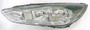 Faro LED sinistro per FORD FOCUS III fase 2 2014-2018, H7+H1, corpo cromato, nuovo