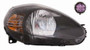 Faro anteriore destro per FIAT GRANDE PUNTO dal 06/2008 in poi, con catarifrangente nero, connettori viola, H4, nuovo