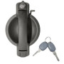Maniglia anteriore destra per porta FIAT DOBLO I ph. 1 2001-2005, esterna, nera, foro cilindro serratura