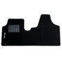 Tappetini per auto per FIAT SCUDO II 2007-2012, con logo SCUDO, in moquette nera, con clip, nuovi