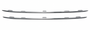 Modanature griglia radiatore per PEUGEOT 308 II fase 1 2013-2017, cromate, modello ALLURE (2 pezzi), nuove