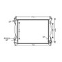 Radiatore raffreddamento motore per AUDI A6 III fase 2 2008-2011, OEM 4F0121251L, nuovo