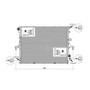 Radiatore raffreddamento motore per AUDI Q7 I fase 2 2009-2015, OEM 7L6121253C, nuovo