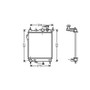 Radiatore raffreddamento motore per HYUNDAI GETZ fase 2 2006-2009, OEM 253101C200, nuovo