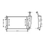 Radiatore raffreddamento motore per LANCIA YPSILON I fase 1 2003-2006, OEM 46834062, nuovo