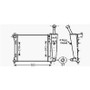 Radiatore raffreddamento motore per LANCIA YPSILON II fase 1 2011-2015, OEM 51839665, nuovo