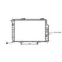 Radiatore raffreddamento motore per MERCEDES CLASSE C 1993-2000 (W180-202), OEM 2025002103, nuovo