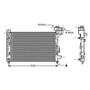 Radiatore raffreddamento motore per MERCEDES CLASSE A 2001-2004 (W168), OEM 1685000202, nuovo