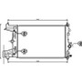 Radiatore raffreddamento motore per OPEL ASTRA J 2010-2012, OEM 13267652, nuovo