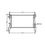 Radiatore raffreddamento motore per PEUGEOT BIPPER 2008-2016, OEM 51790636, nuovo