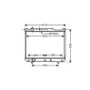 Radiatore raffreddamento motore per SUZUKI Grand Vitara 1999-2005, OEM 1770068DC0, nuovo