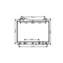 Radiatore raffreddamento motore per SUZUKI Grand Vitara 2005-2009, OEM 1770066J10, nuovo
