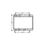Radiatore raffreddamento motore per TOYOTA YARIS III fase 2 2014-2016, OEM 164000Q040, nuovo