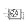 Radiatore raffreddamento motore per VOLKSWAGEN POLO IV fase 1 2001-2005, OEM 6Q0121201BT, nuovo