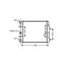 Radiatore raffreddamento motore per VOLKSWAGEN POLO IV fase 2 2005-2009, OEM 6Q0121253AE, nuovo