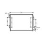 Radiatore raffreddamento motore per VOLKSWAGEN TOURAN I fase 2 2006-2010, OEM 1K0121251AN, nuovo