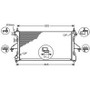 Radiatore raffreddamento motore per FIAT DUCATO III fase 1 2006-2014, OEM 1362917080, nuovo