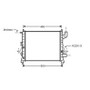 Radiatore raffreddamento motore per RENAULT TWINGO I fase 1 1993-1998, OEM 7701045211, nuovo