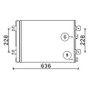 Condensatore climatizzatore per DACIA DUSTER I fase 1 2010-2013, OEM 8200741257, nuovo