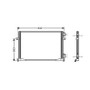 Condensatore climatizzatore per NISSAN PRIMASTAR fase 1 2002-2006, OEM 2765000QAG, nuovo
