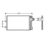 Condensatore climatizzatore per FORD GALAXY I fase 1 1995-2000, OEM 1015261, nuovo