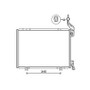 Condensatore climatizzatore per FORD FIESTA Mk6 fase 1 2008-2012, OEM 1756413, nuovo