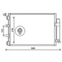 Condensatore climatizzatore per FORD FOCUS III fase 1 2011-2014, OEM 1798139, nuovo