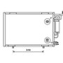 Condensatore climatizzatore per FORD B-MAX dal 2012, OEM 1756414, nuovo