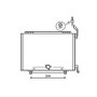 Condensatore climatizzatore per FORD B-MAX dal 2012, OEM 1818911, nuovo