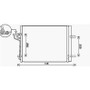 Condensatore climatizzatore per FORD KUGA II fase 1 2013-2016, OEM 1785765, nuovo