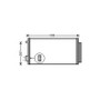 Condensatore climatizzatore per FIAT 500L fase 1 2012-2017, OEM 51887955, nuovo